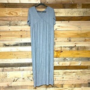 Beeson River size small gray maxi goddess dress